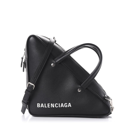 Balenciaga Calfskin S Triangle Duffle Black 1 of 8