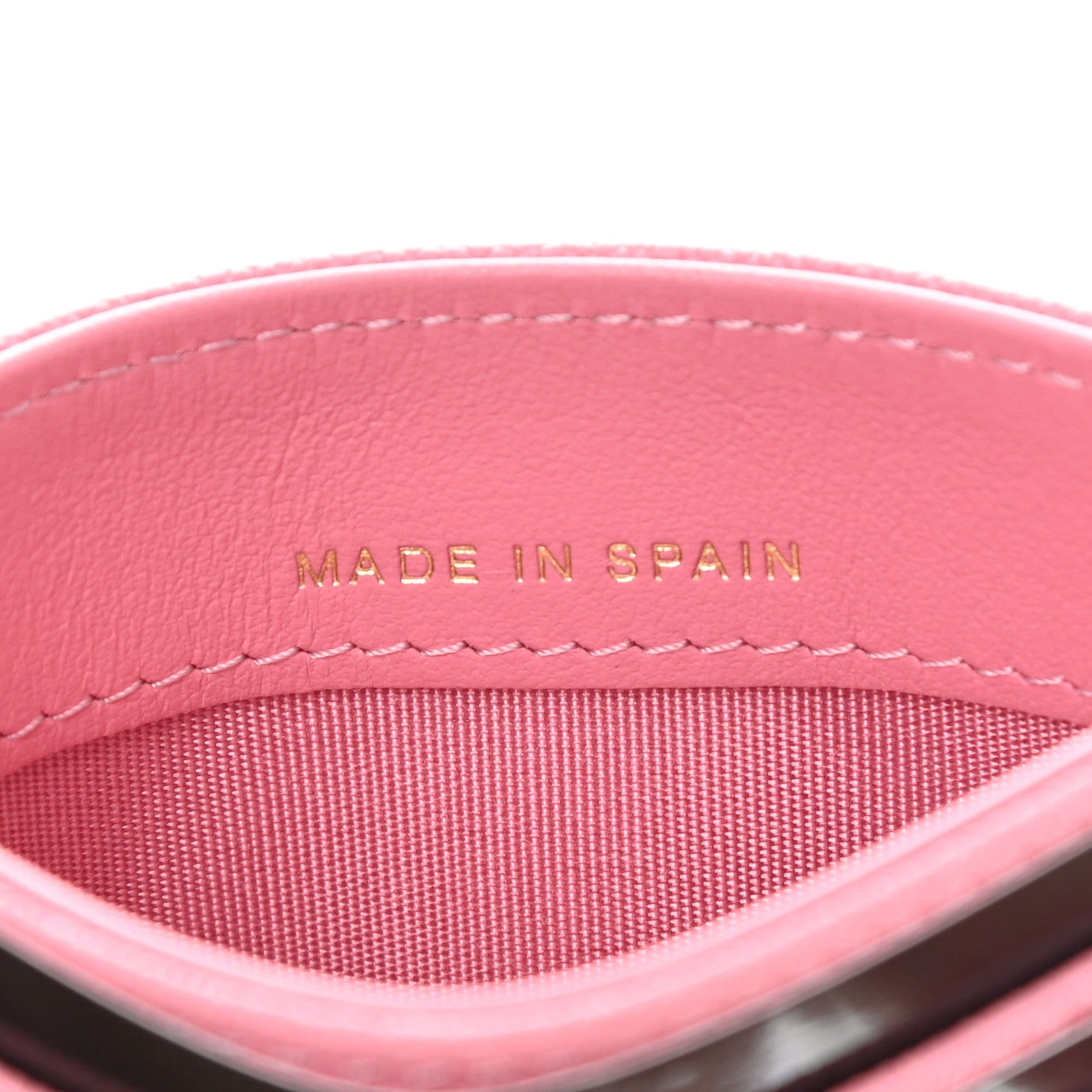 Chanel Caviar Quilted Boy Card Holder Pink 7 of 9