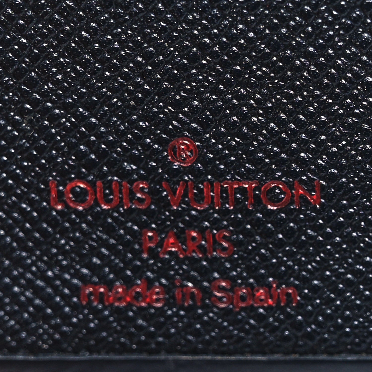 Louis Vuitton Epi Checkbook Organizer Wallet Black 6 of 6