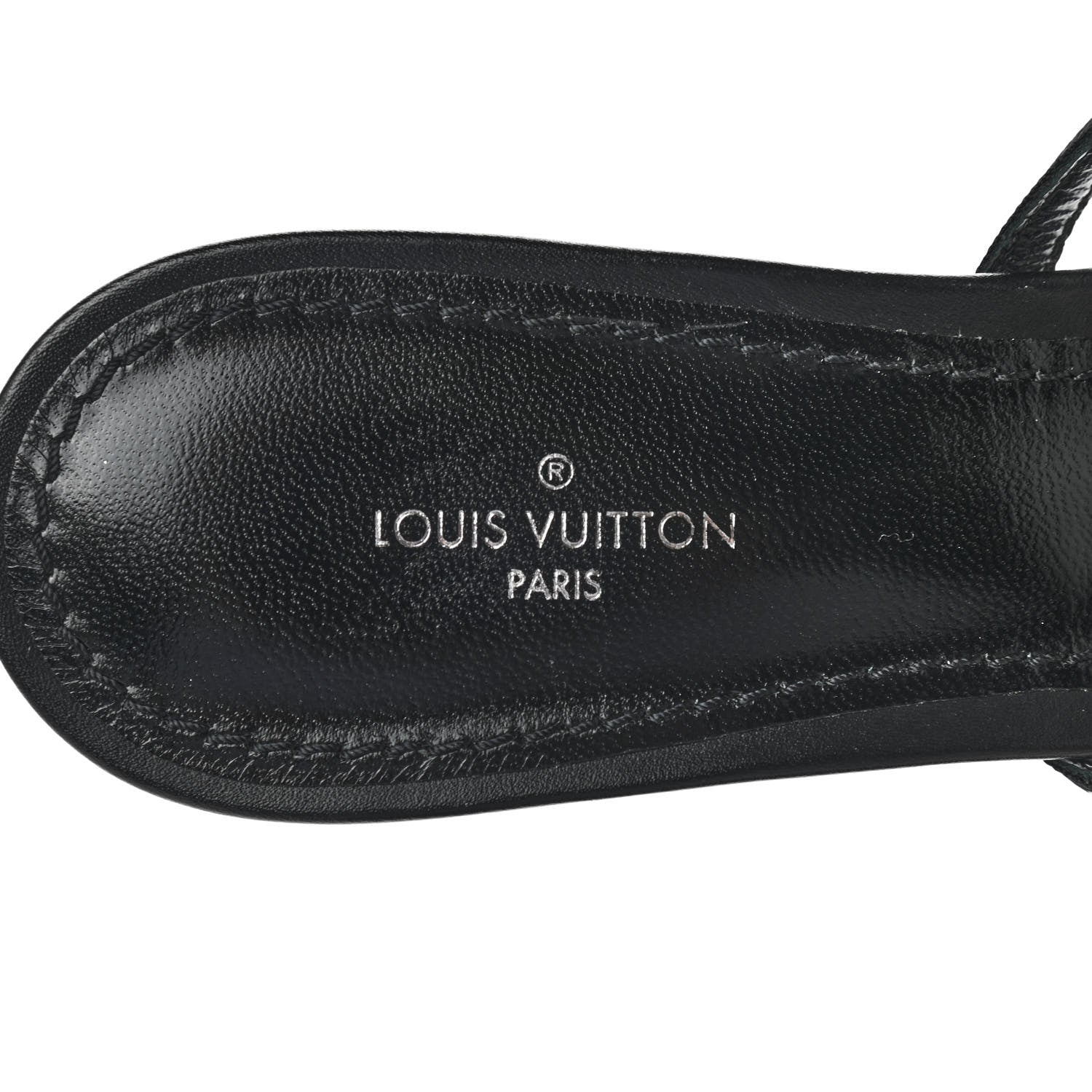 Louis Vuitton Citizen Thong Sandal 38 Black 6 of 10