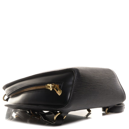 Louis Vuitton Epi Mabillon Backpack Black 4 of 7