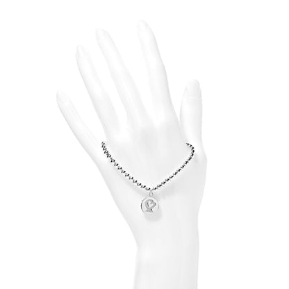 Tiffany Sterling Silver Paloma Picasso Bead Loving Heart Tag Bracelet 2 of 5