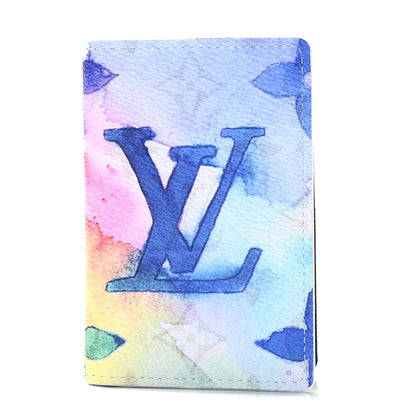 Louis Vuitton Monogram Watercolor Pocket Organizer NM Multicolor 1 of 8