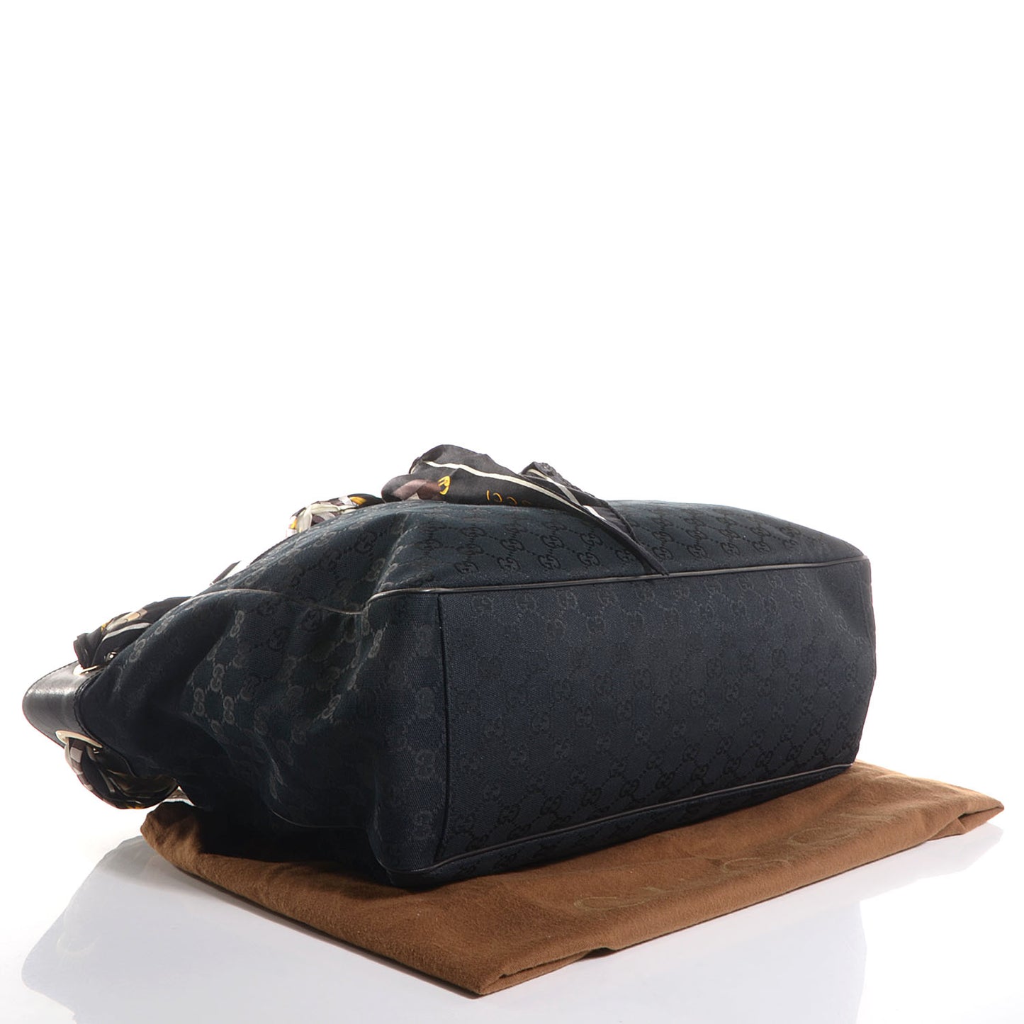 Monogram Large Positano Tote Black