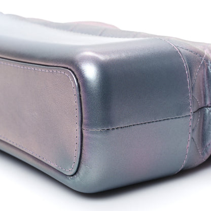 Chanel Iridescent Lambskin Calfskin Quilted Medium Gabrielle Hobo Light Purple 10 of 10