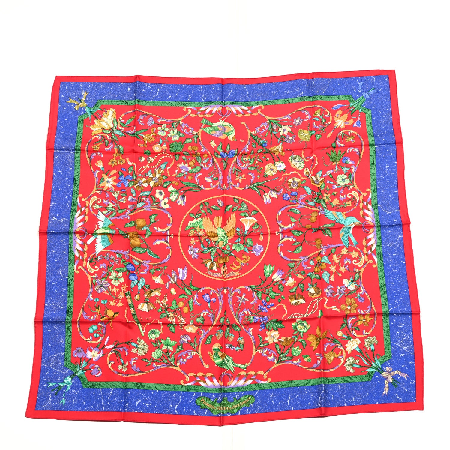 Hermes Silk Pierres d'Orient et d'Occident Scarf 90 1 of 4
