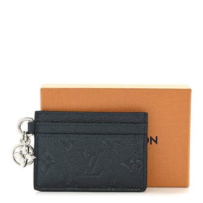 Louis Vuitton Empreinte Monogram LV Charms Card Holder Shimmery Ink 7 of 7