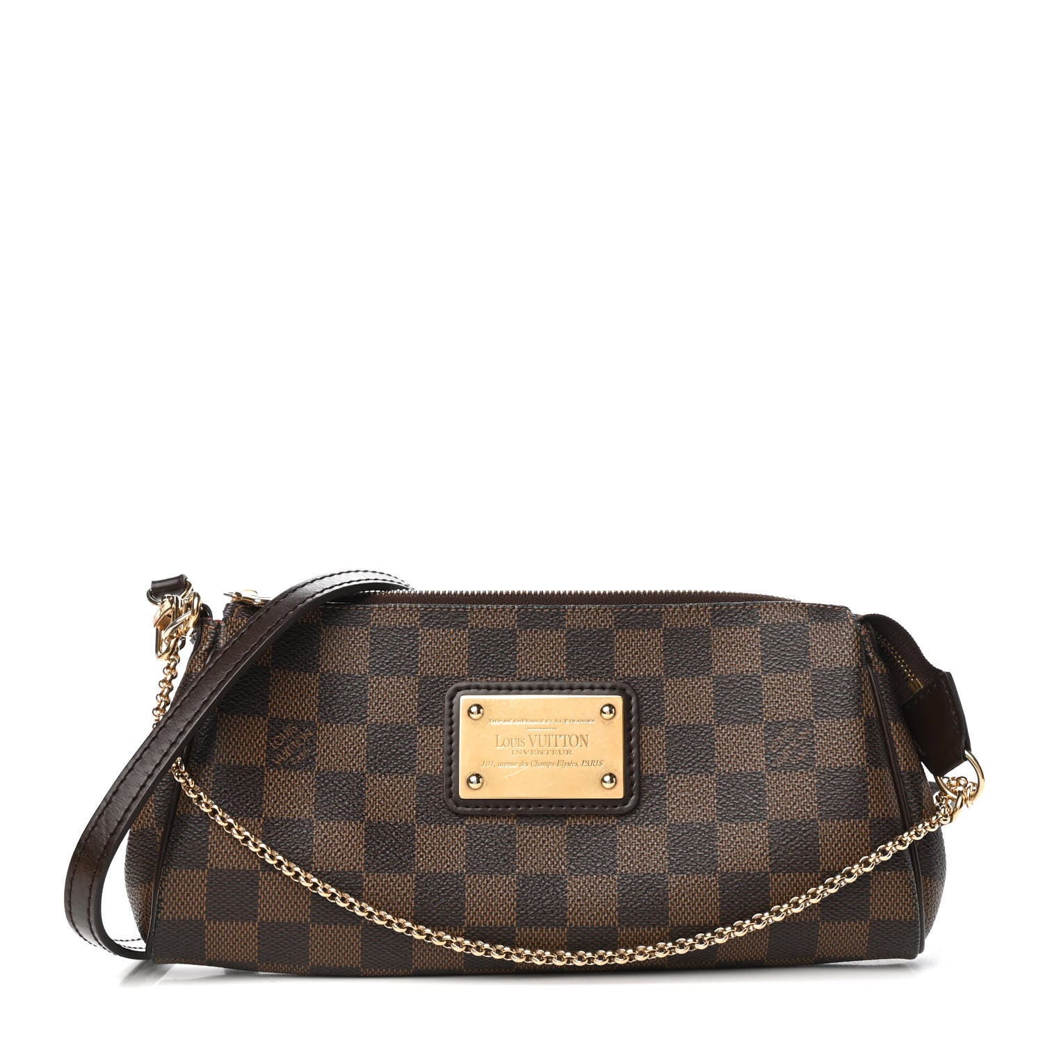 Louis Vuitton Damier Ebene Eva Clutch 1 of 4