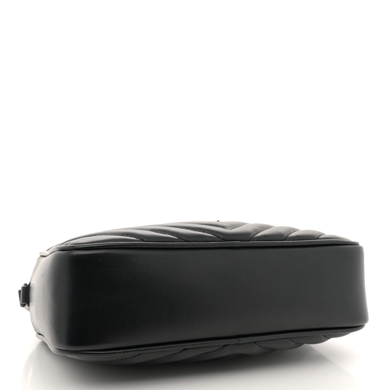 Saint Laurent Calfskin Matelasse Monogram Monochrome Lou Camera Bag Black 4 of 11