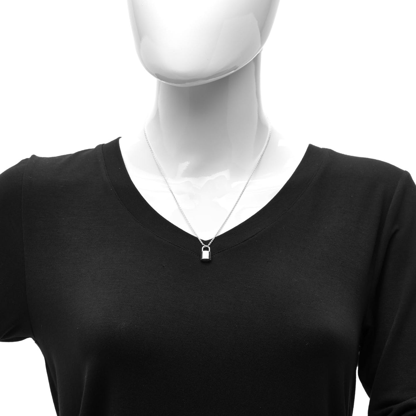 Sterling Silver Lockit Necklace