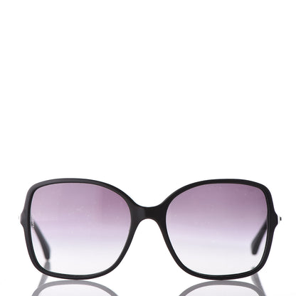 Chanel Lambskin Square Chain Sunglasses 5210-Q Black 4 of 8