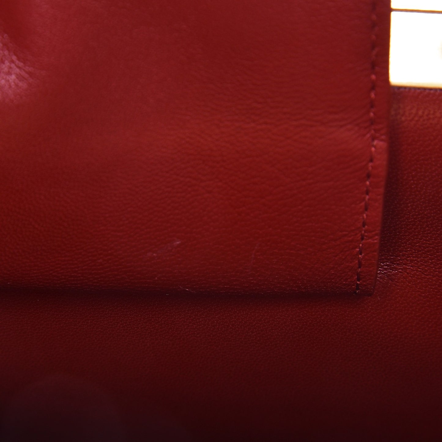 Smooth Calfskin Mini Clasp Bag Tan