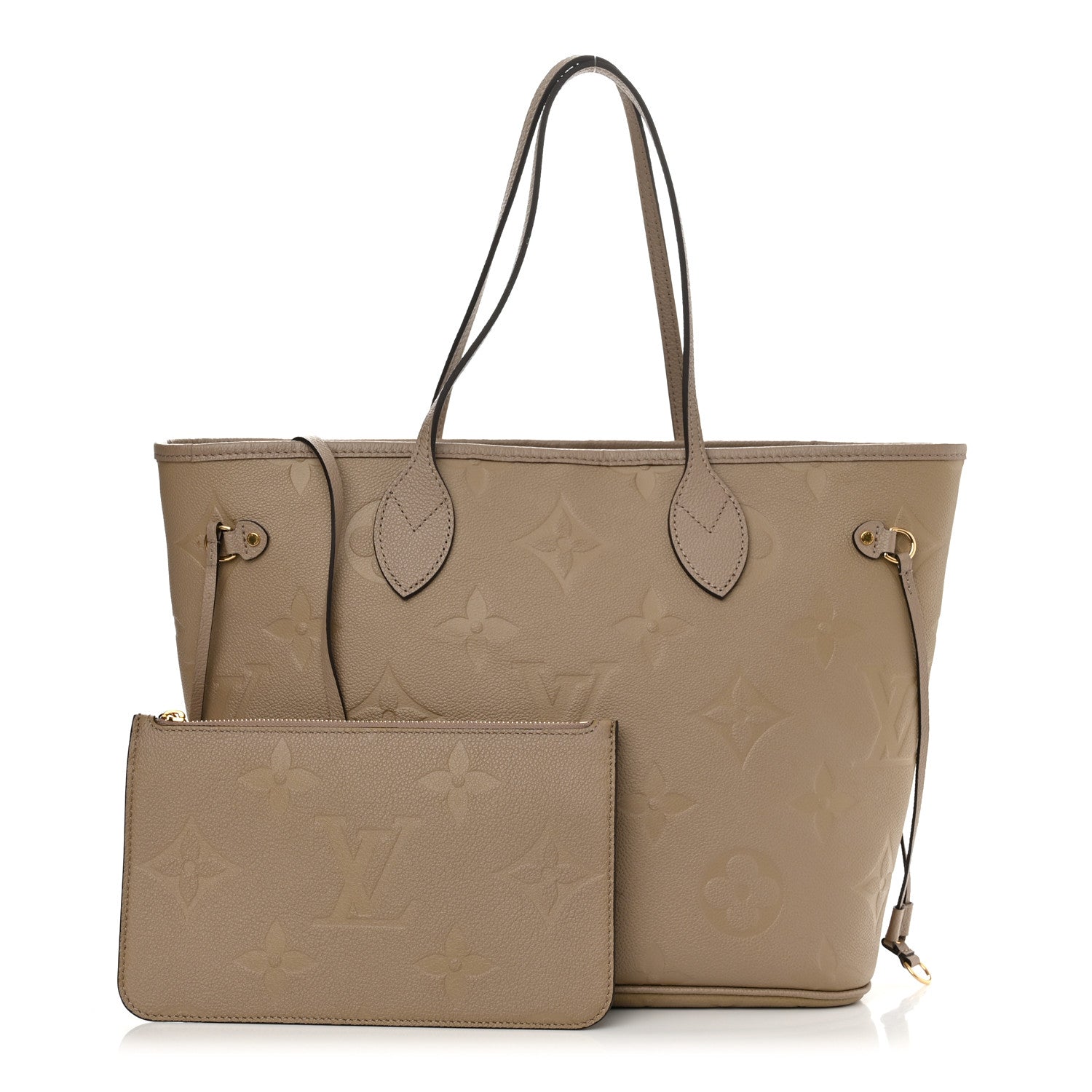 Louis Vuitton Empreinte Monogram Giant Neverfull MM Tourterelle 1 of 10