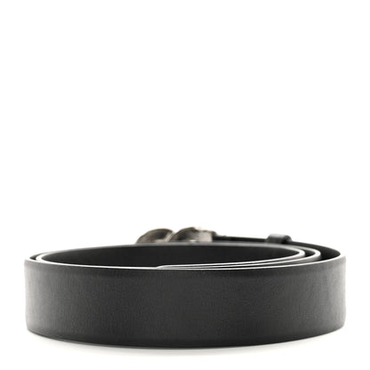 Chanel Calfskin Pearl Crystal CC Belt 90 36 Black 2 of 12