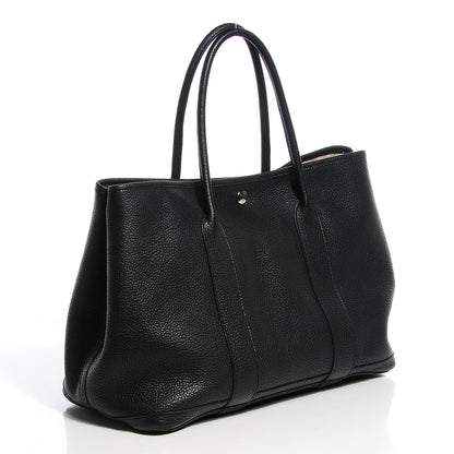 Hermes Fjord Garden Party Tote 36 MM Black 3 of 13