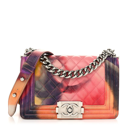 Chanel Lambskin Quilted Small Flower Power Boy Flap Multicolor 1 of 10