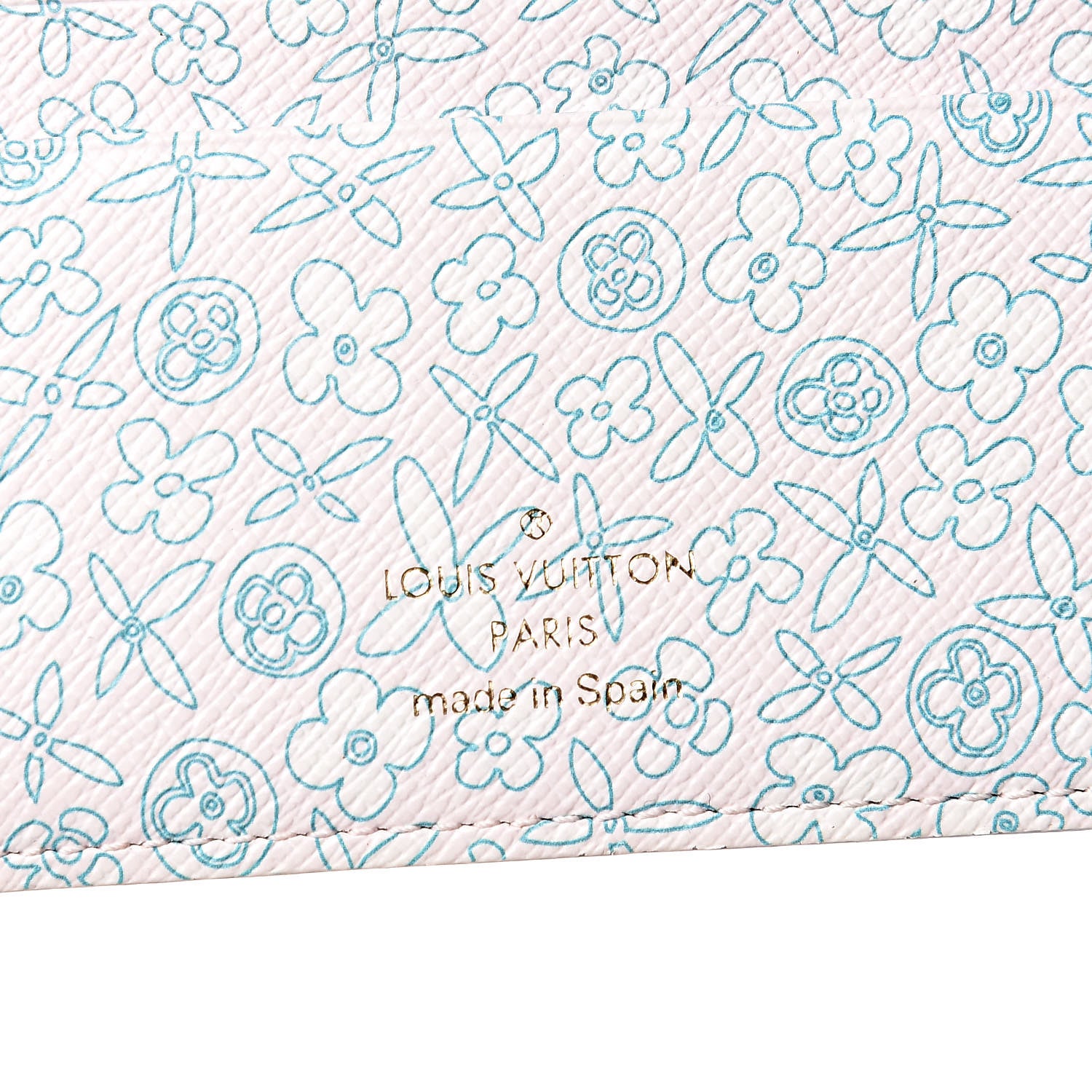 Louis Vuitton Monogram Fleuri Insolite Wallet Rose 6 of 8