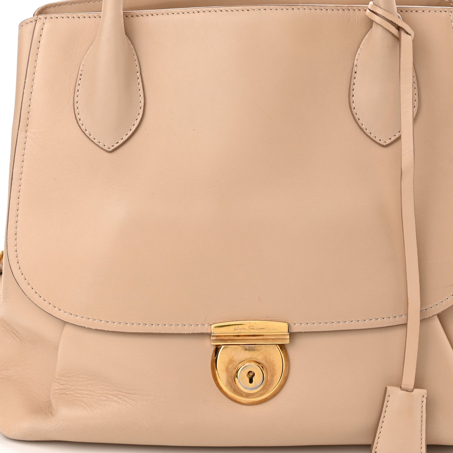 Calfskin Fiamma Bag New Bisque