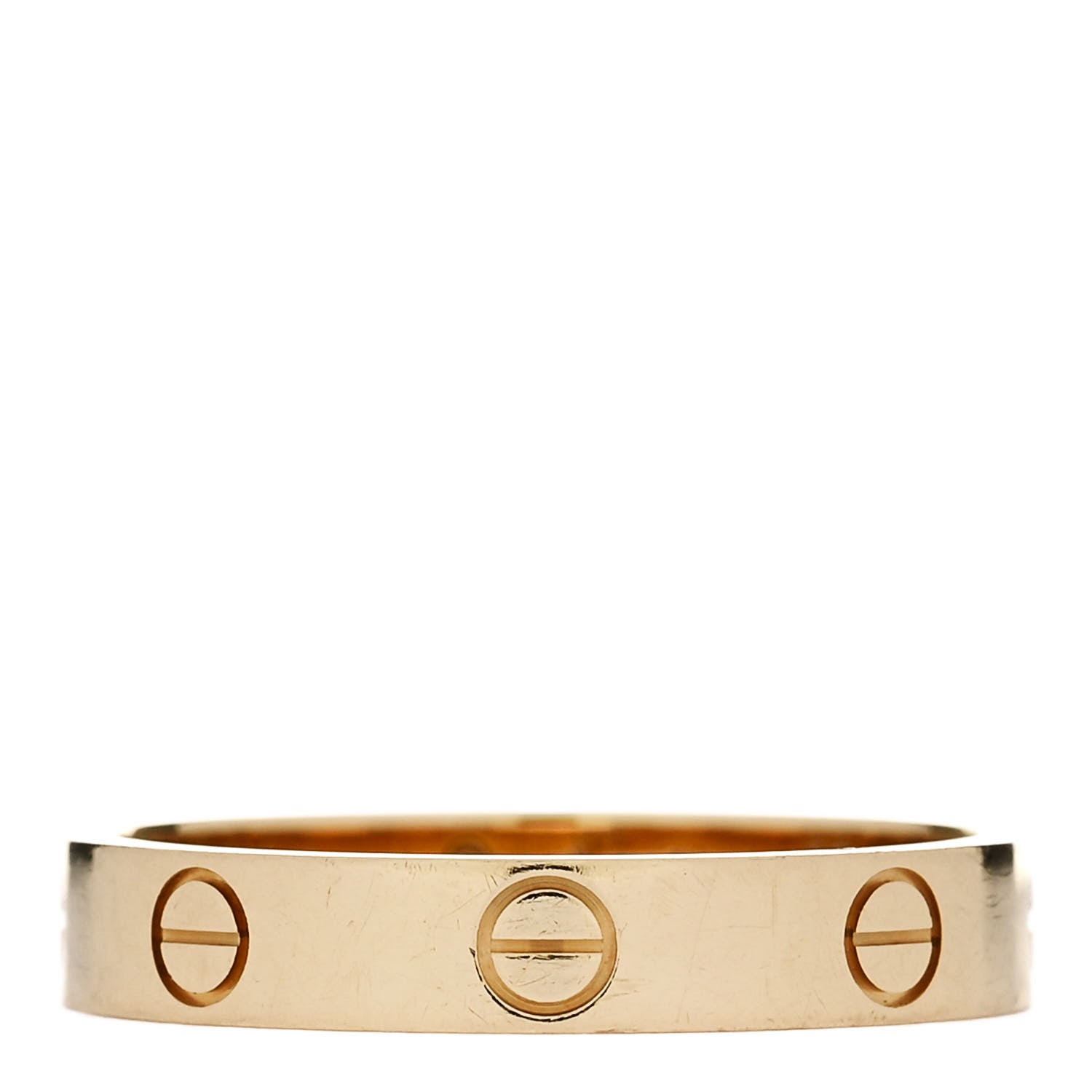 Cartier 18K Yellow Gold 3.5mm LOVE Wedding Band Ring 57 8 1 of 5