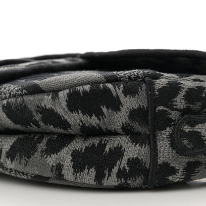 Christian Dior Canvas Mizza Embroidered Saddle Bag Gray 10 of 11