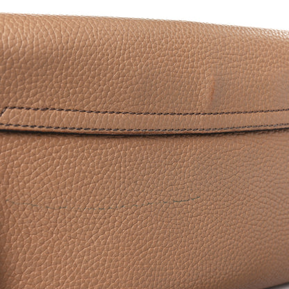 Gucci Pebbled Calfskin Medium Soho Flap Crossbody Camelia 11 of 12