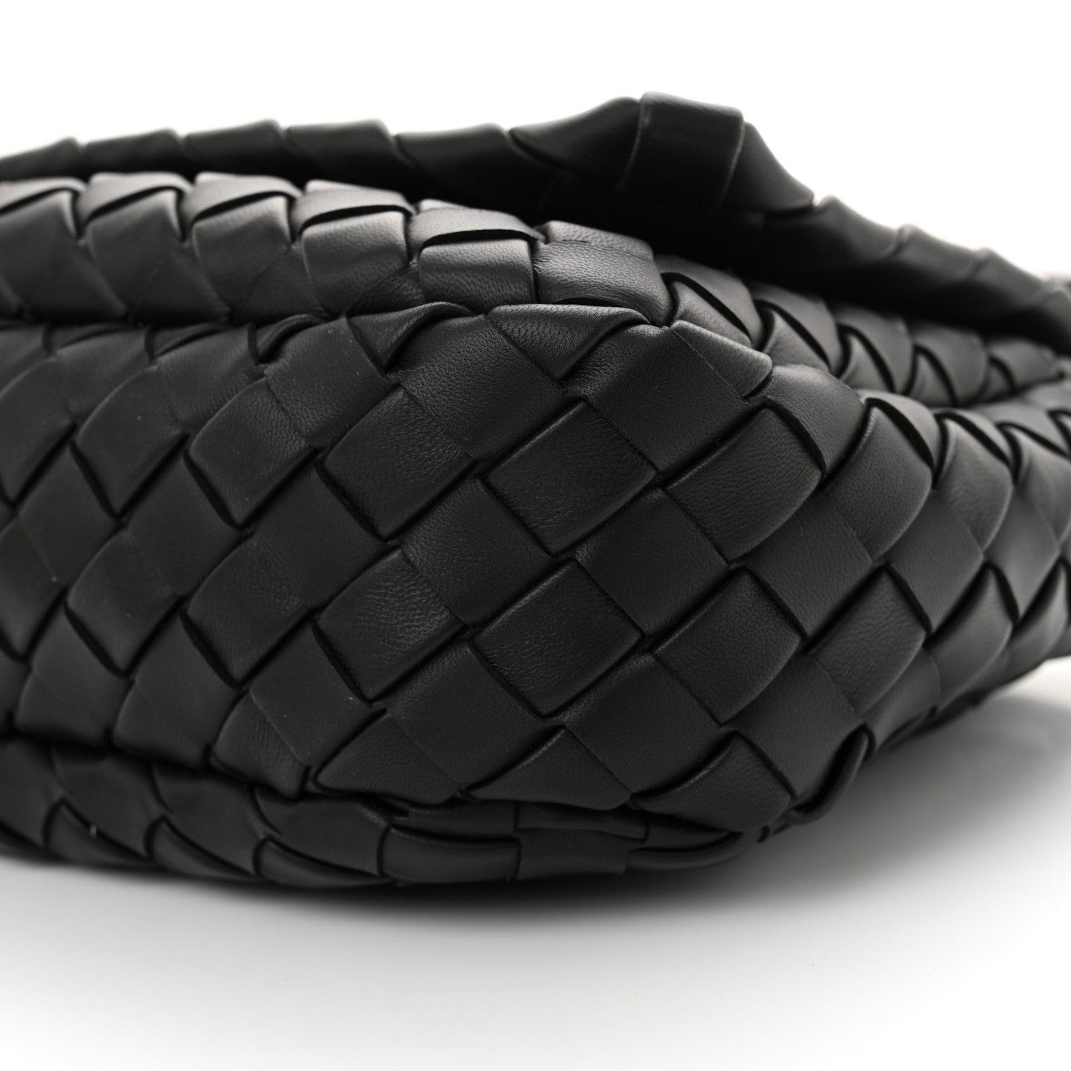 Bottega Veneta Nappa Intrecciato Small Cobble Messenger Bag Black 10 of 11