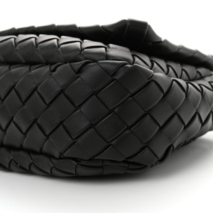 Bottega Veneta Nappa Intrecciato Small Cobble Messenger Bag Black 10 of 11