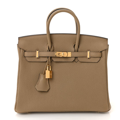 Hermes Togo Birkin 25 Beige Marfa 2 of 21
