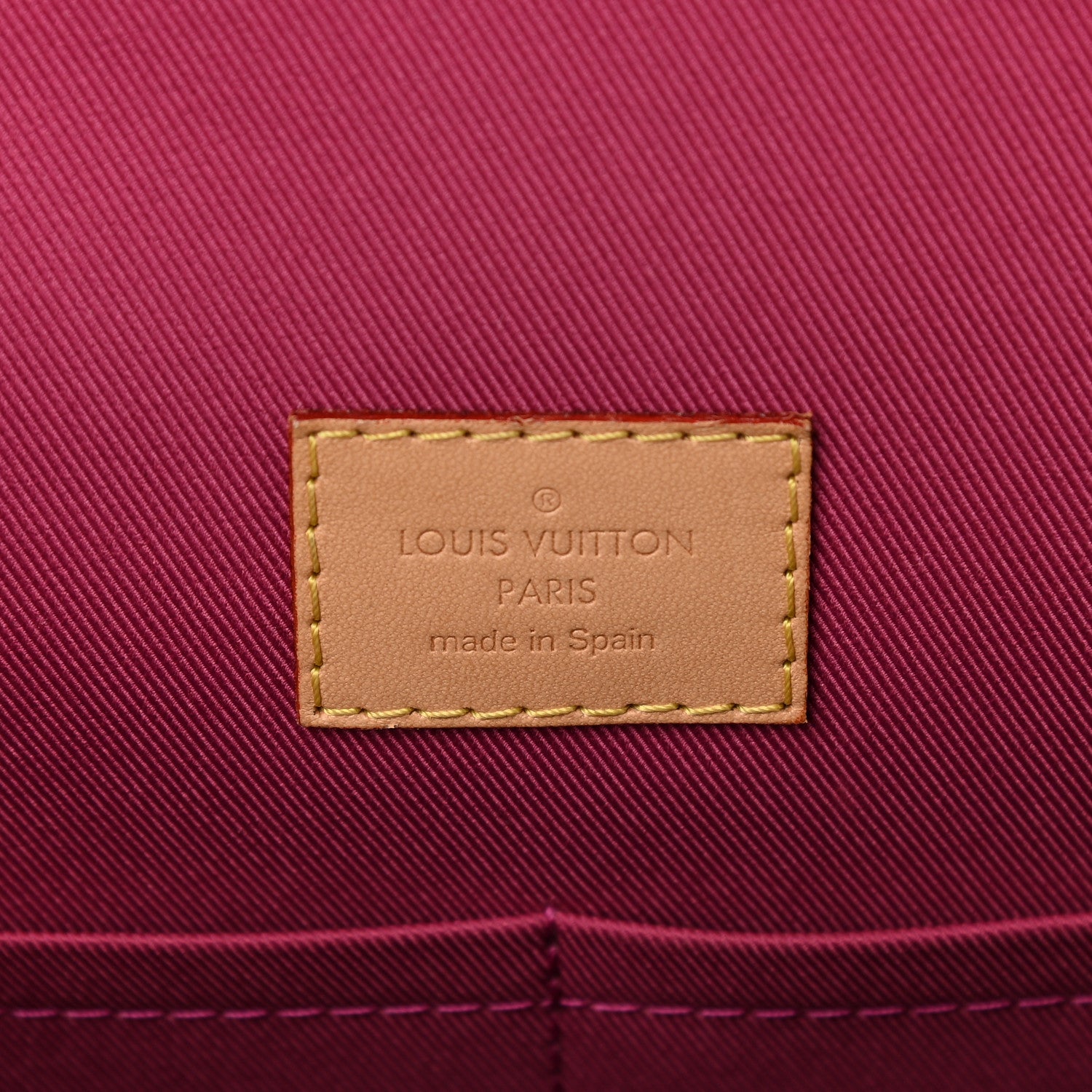 Louis Vuitton Monogram Cluny BB Bordeaux Fuchsia 4 of 9