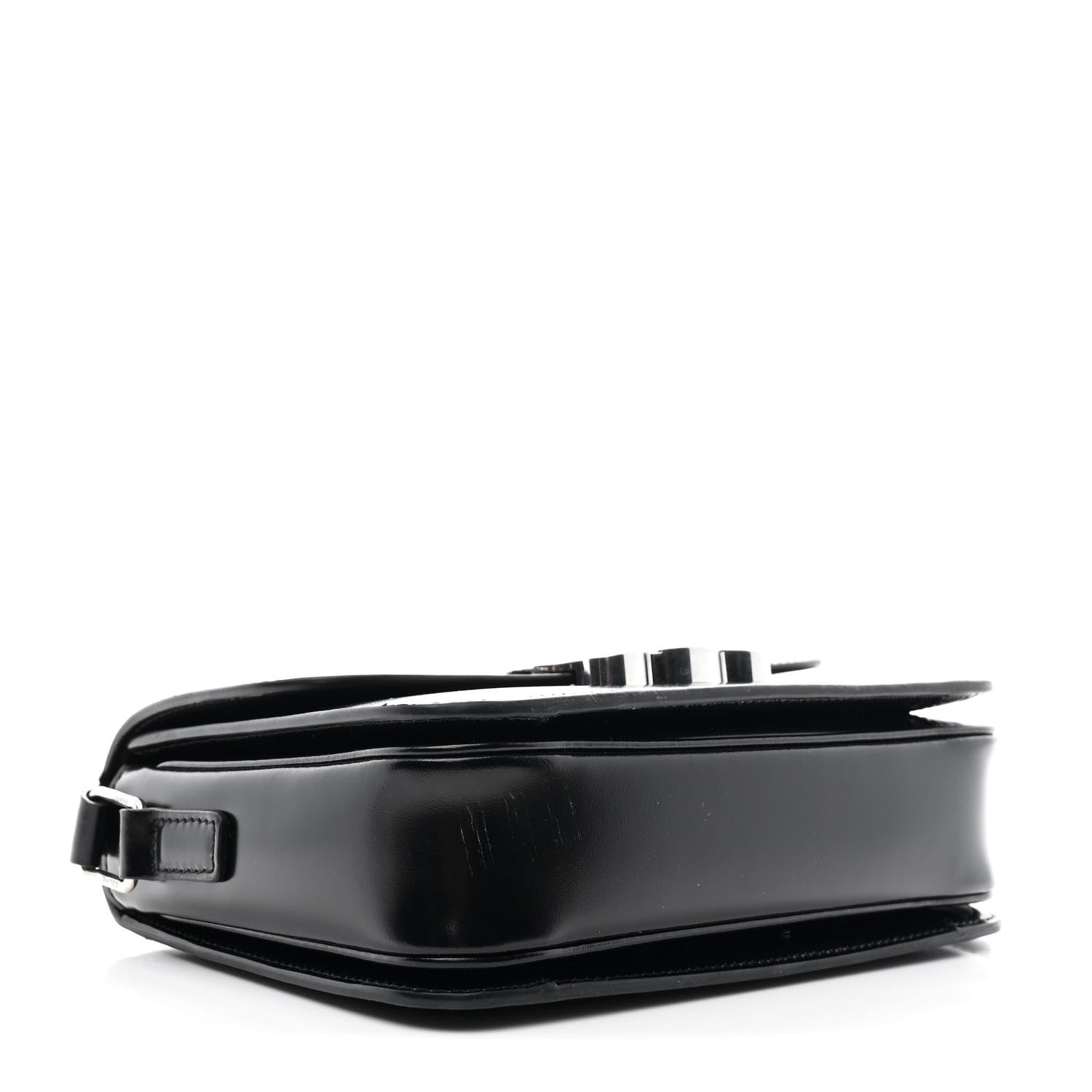 Celine Shiny Calfskin Teen Triomphe Black 4 of 12