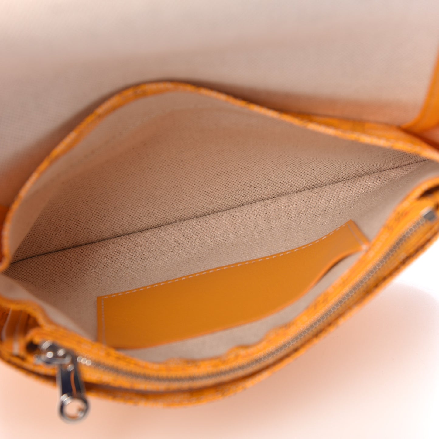 Goyardine Plumet Wallet Clutch Yellow