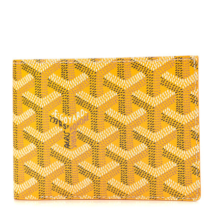 Goyard Goyardine Bi-Fold Victoire PM Wallet Yellow 1 of 6