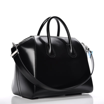 Givenchy Shiny Lord Calfskin Medium Antigona Black 4 of 8