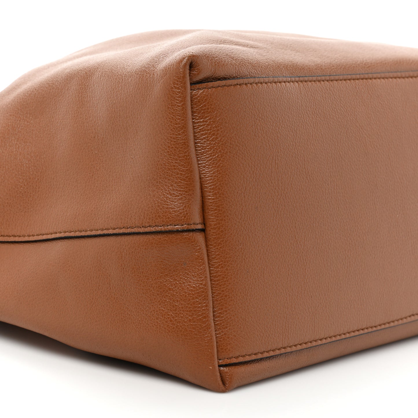 Soft Calf Shopping Tote Cannella