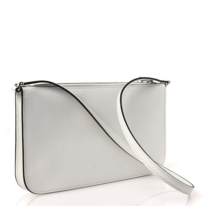 Hermes Evercolor Chaine d'Ancre Zipengo Pochette To Go New White 3 of 11