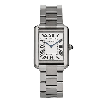 Cartier Stainless Steel 24mm Tank Solo Quartz Watch 1 of 5