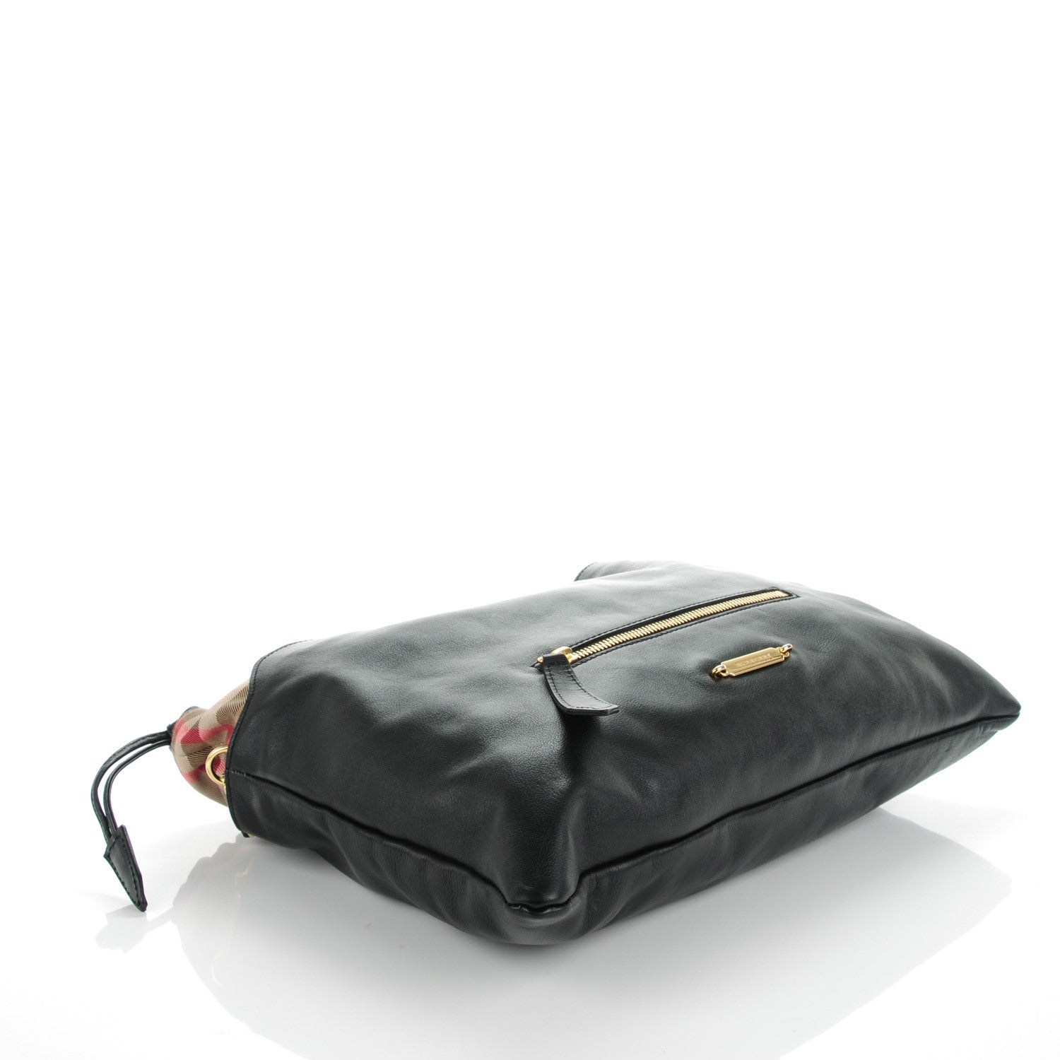 Burberry Calfskin House Check Big Crush Black 5 of 10