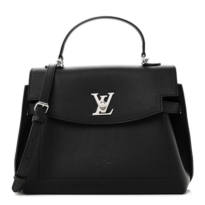 Louis Vuitton Soft Calfskin Lockme Ever MM Black 1 of 9
