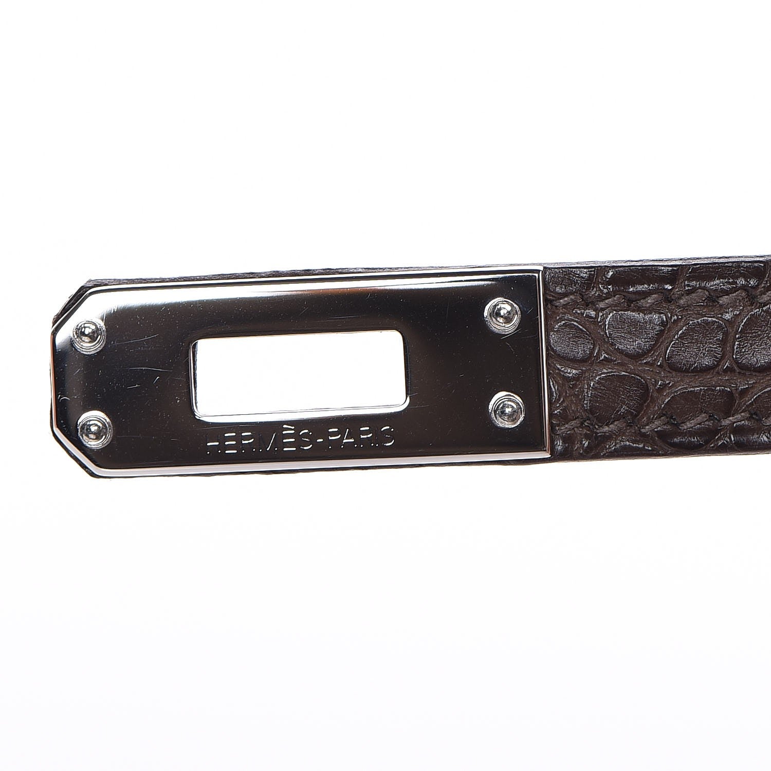 Hermes Matte Alligator Kelly Pochette Ebene 19 of 25