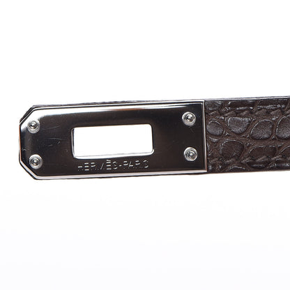 Hermes Matte Alligator Kelly Pochette Ebene 19 of 25