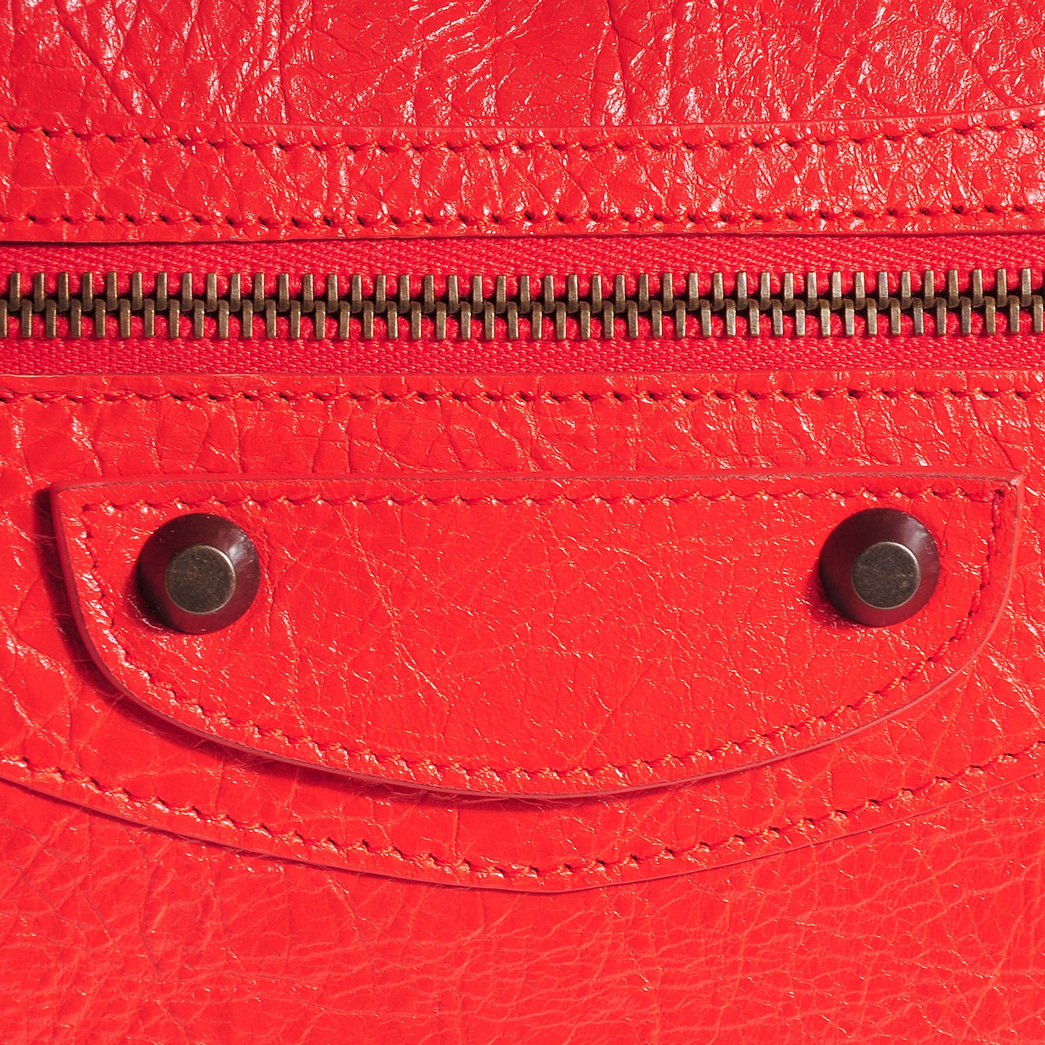 Balenciaga Agneau Classic Hardware City Rouge Coquelicot Rouge Braise 8 of 12