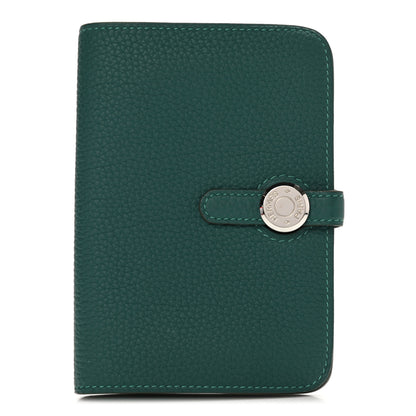 Hermes Togo Dogon Compact Wallet Malachite 1 of 8