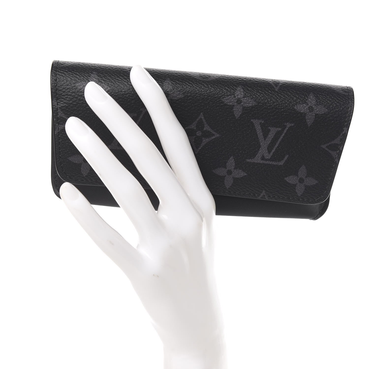 Louis Vuitton Monogram Eclipse Woody Sunglass Case 2 of 8