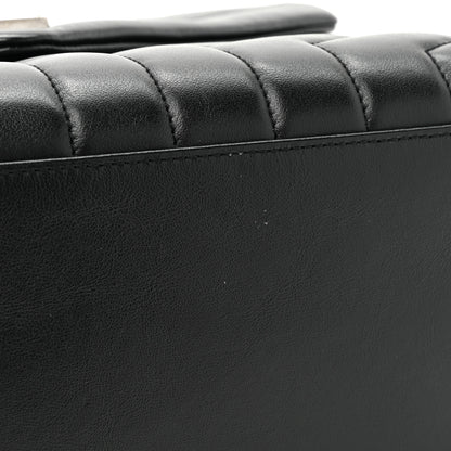 Saint Laurent Calfskin Y Quilted Monogram Medium Loulou Chain Satchel Black 11 of 13