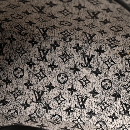 Louis Vuitton Denim Monogram Jacquard Neverfull MM Grey 6 of 10