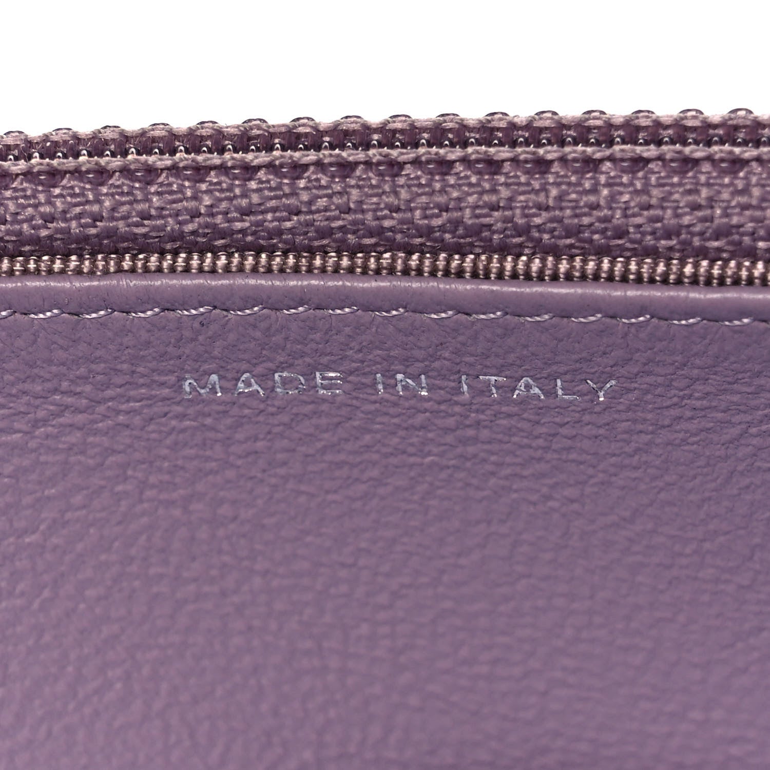 Chanel Lambskin Quilted Wallet On Chain WOC Light Purple 6 of 9
