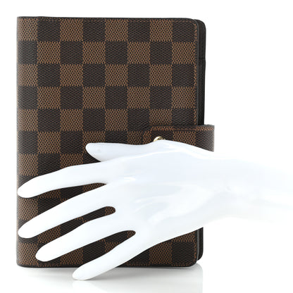 Louis Vuitton Damier Ebene Medium Ring Agenda Cover 2 of 9