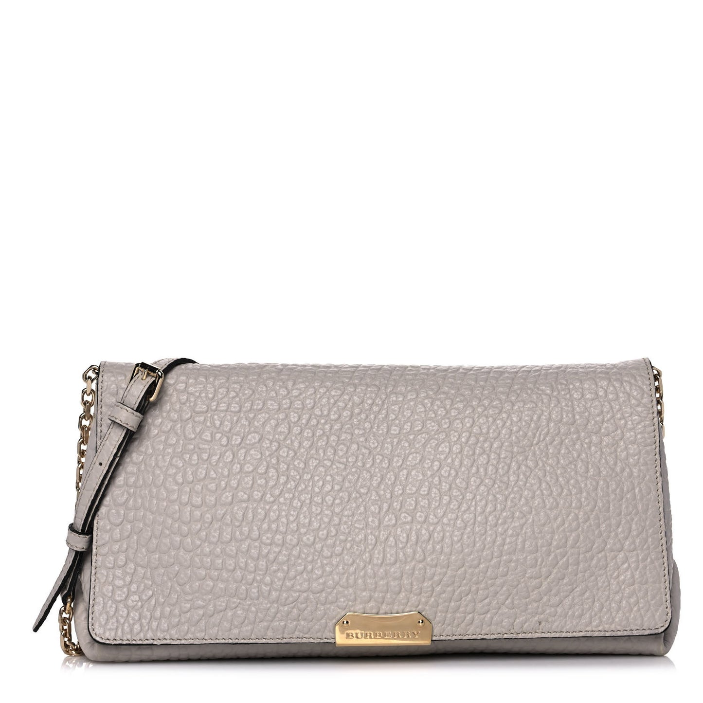 Signature Grain Medium Mildenhall Crossbody Bag Stone White
