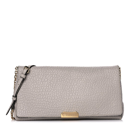 Burberry Signature Grain Medium Mildenhall Crossbody Bag Stone White 1 of 11