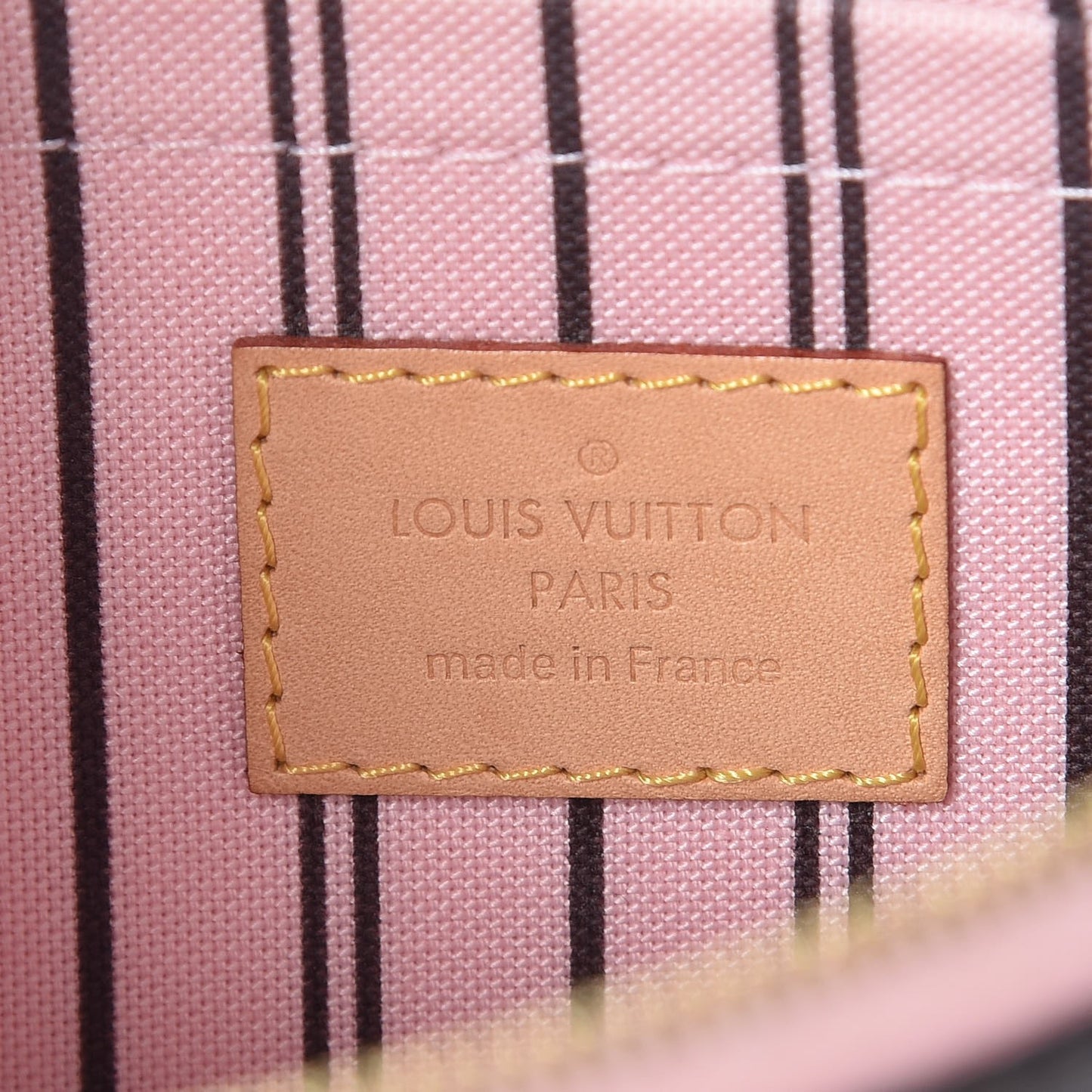 Monogram Neverfull MM GM Pochette Rose Ballerine